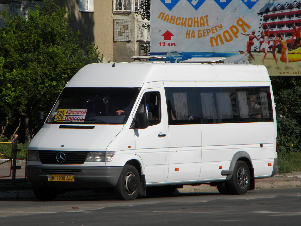 Одесская область, Mercedes-Benz Sprinter W904 412D № BH 1200 AA