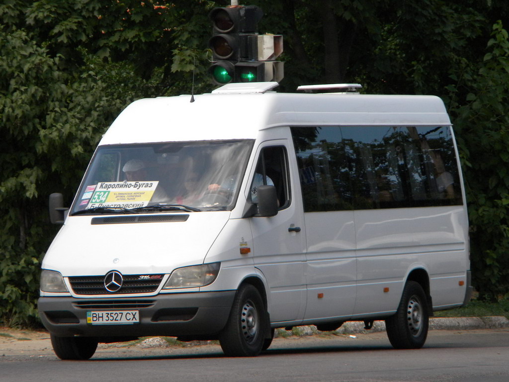 Одесская область, Mercedes-Benz Sprinter W903 316CDI № BH 3527 CX