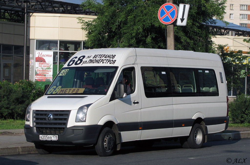 Санкт-Петербург, БТД-2219 (Volkswagen Crafter) № В 205 ВВ 178