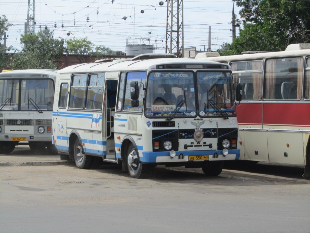 Тверская область, ПАЗ-3205-110-50 № АВ 550 69; Тверская область — Тверской автовокзал