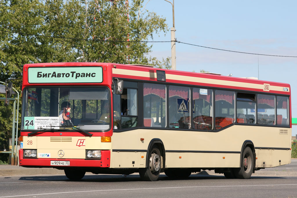 Vladimir region, Mercedes-Benz O405N2 # Н 909 МЕ 33