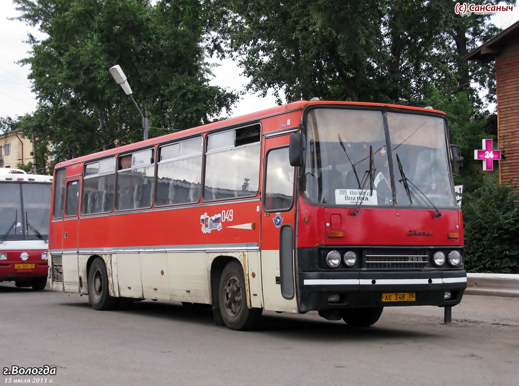 Вологодская область, Ikarus 256.54 № 049