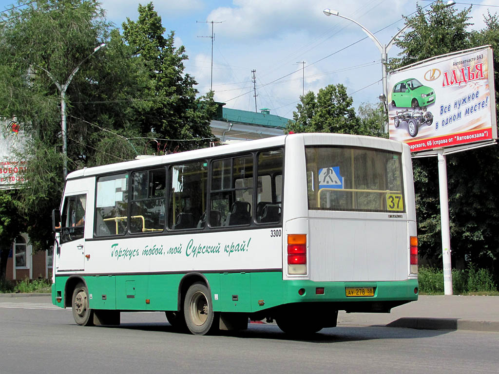 Пензенская область, ПАЗ-320402-03 № 3300