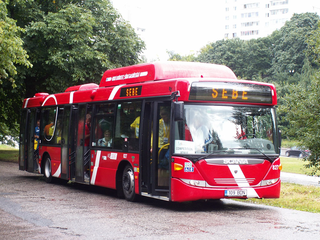 Эстония, Scania OmniCity II CNG № 827