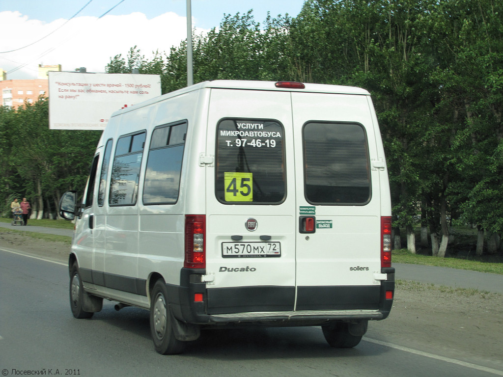 Тюменская область, FIAT Ducato 244 CSMMC, -RT № М 570 МХ 72