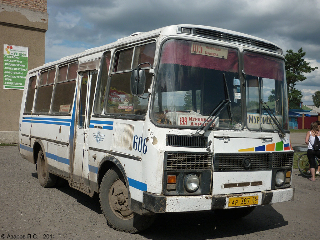 Omsk region, PAZ-3205 (00) Nr. 606