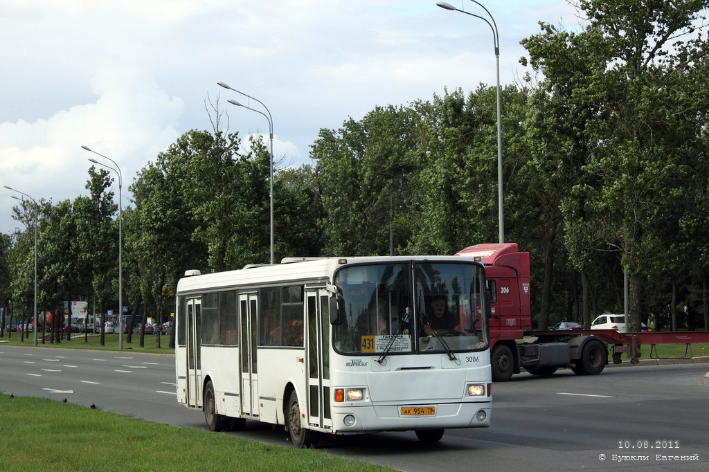 Ленинградская область, ЛиАЗ-5256.25 № 3006