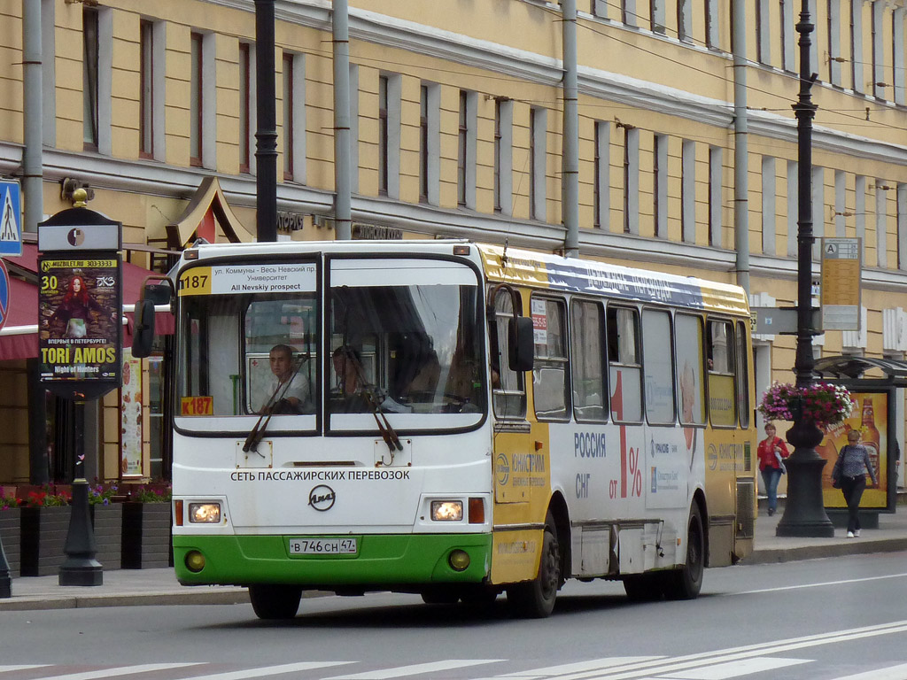 Санкт-Петербург, ЛиАЗ-5256.25 № В 746 СН 47