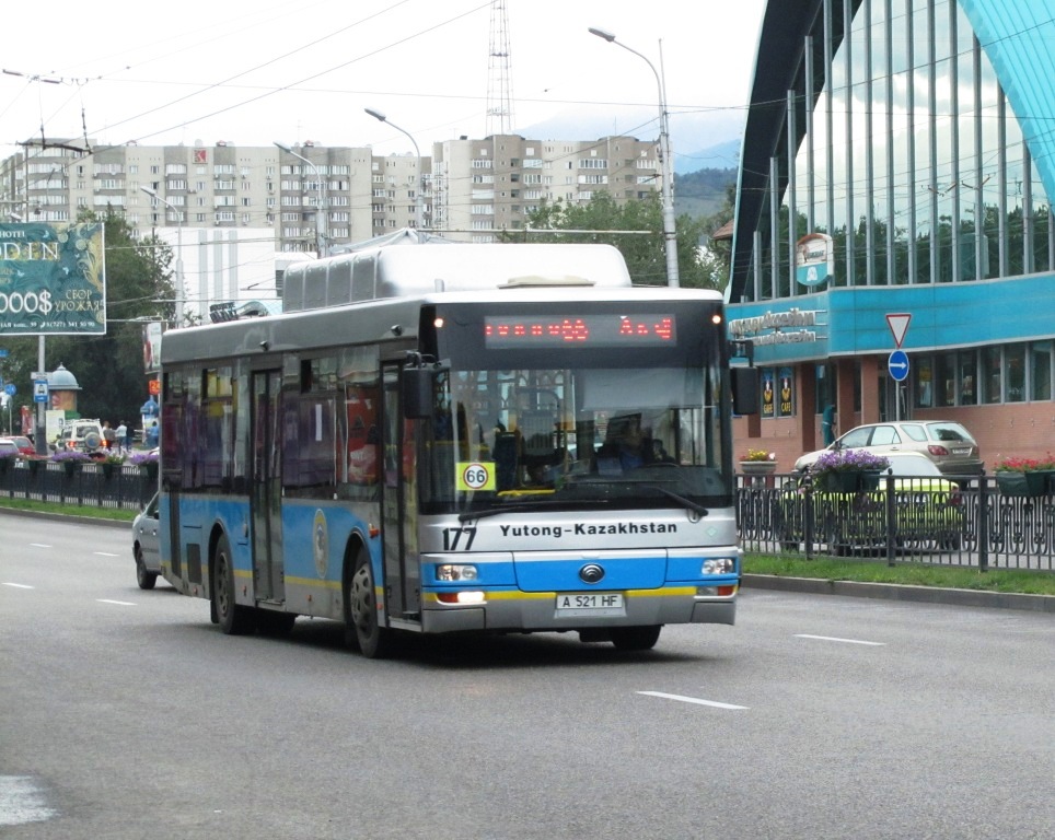 Алматы, Yutong ZK6120HGM № 177