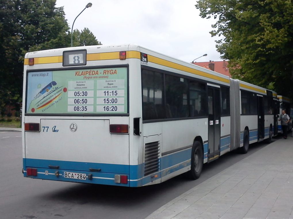 Литва, Mercedes-Benz O405GN № 77