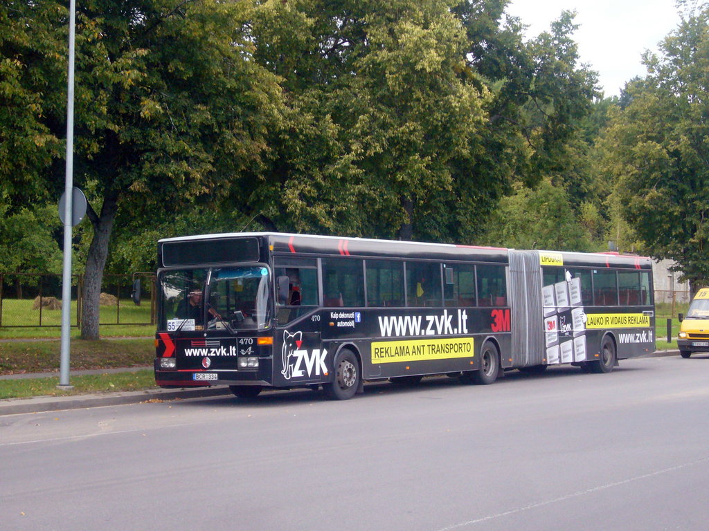 Литва, Mercedes-Benz O405G № 470