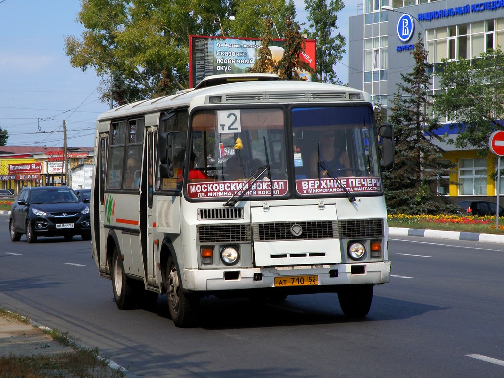 Nizhegorodskaya region, PAZ-32054 č. АТ 710 52