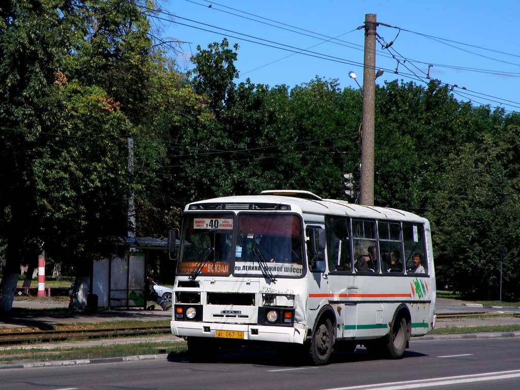 Нижегородская область, ПАЗ-32054 № АС 067 52