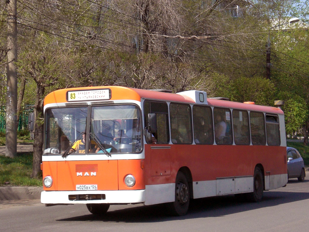 Красноярский край, MAN 192 SL200 № Н 025 ВХ 124