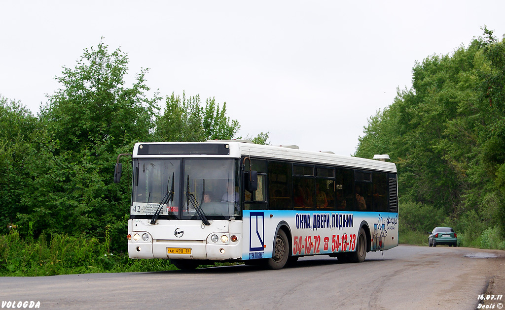 Vologda region, LiAZ-5292.20 # АК 498 35