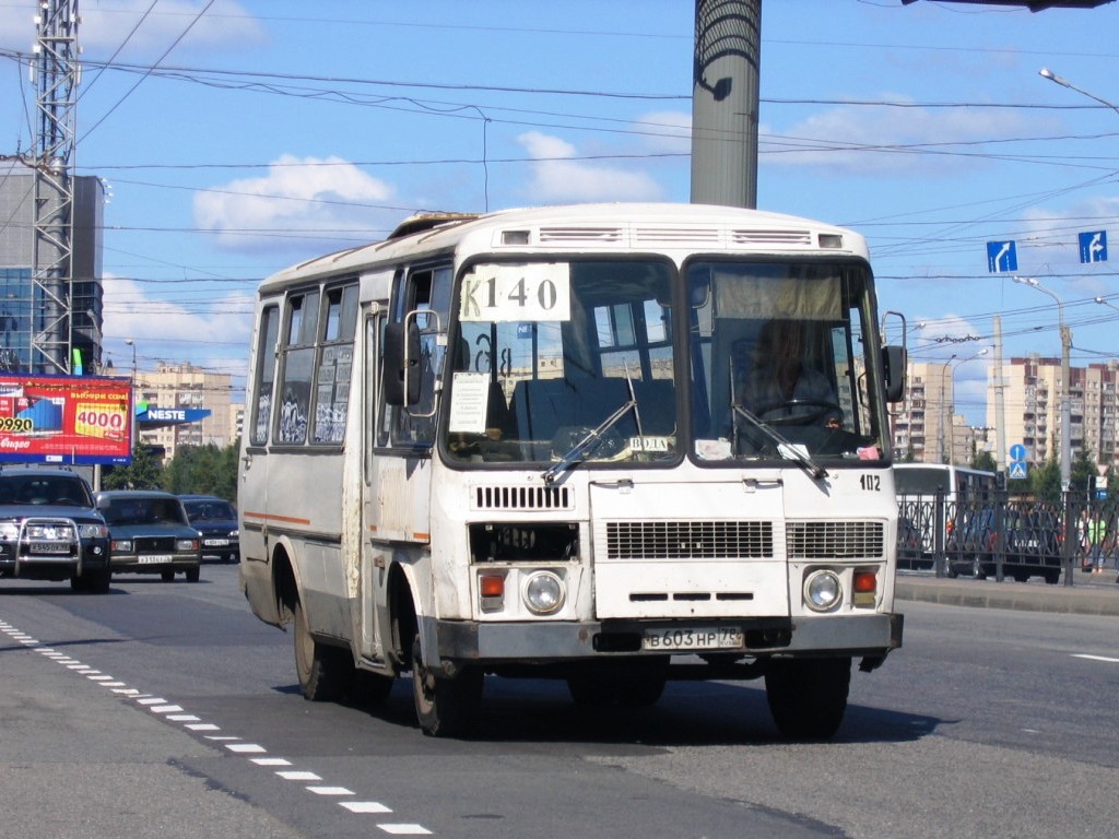 Санкт-Петербург, ПАЗ-3205-110-50 № 102