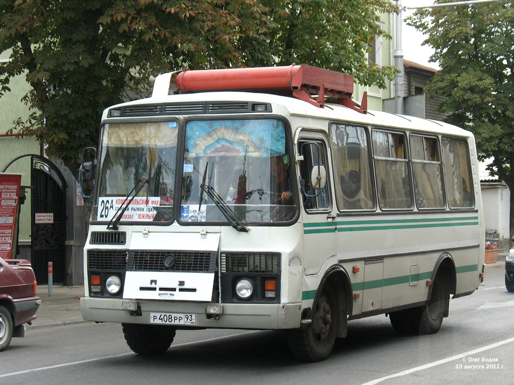 Krasnodar region, PAZ-32053 č. Р 408 РР 93