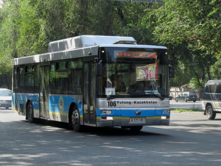 Алматы, Yutong ZK6120HGM № 106