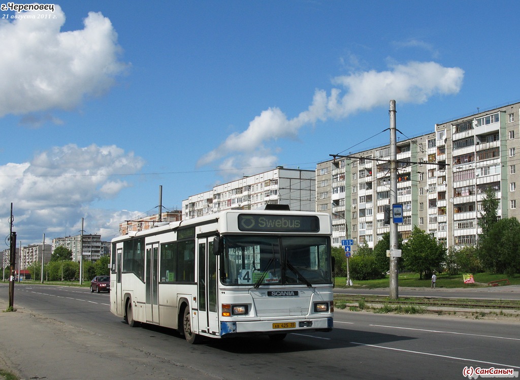 Вологодская область, Scania CN113CLL MaxCi № АВ 425 35