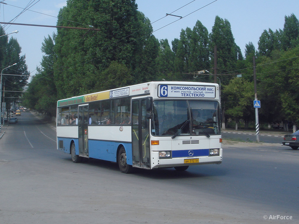 Саратовская область, Mercedes-Benz O405 № АМ 312 64