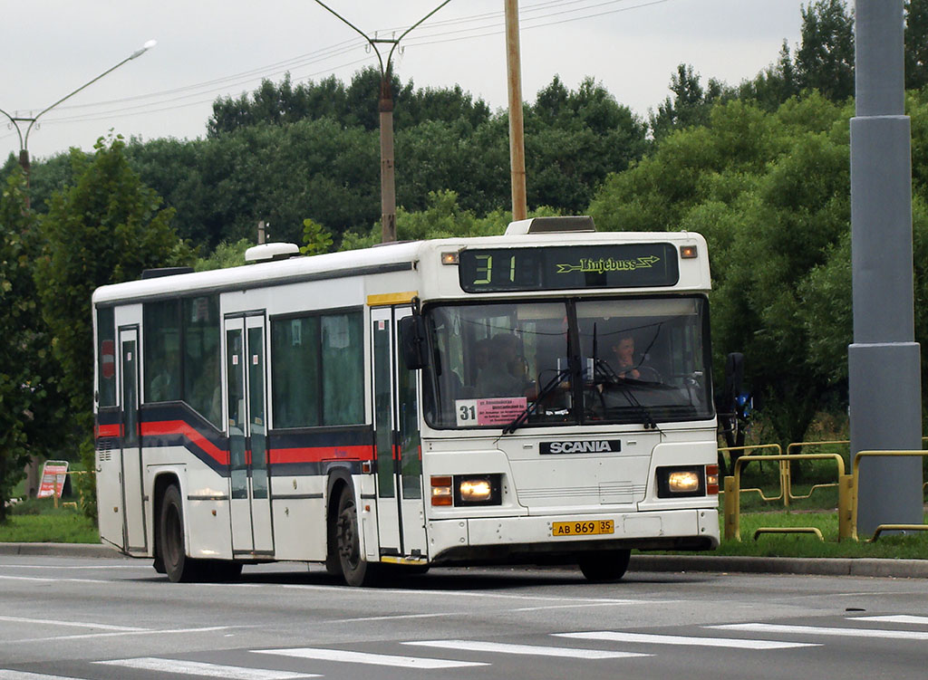 Вологодская область, Scania CN113CLL MaxCi № АВ 869 35