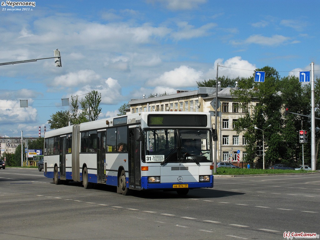 Вологодская область, Mercedes-Benz O405GN № АВ 874 35