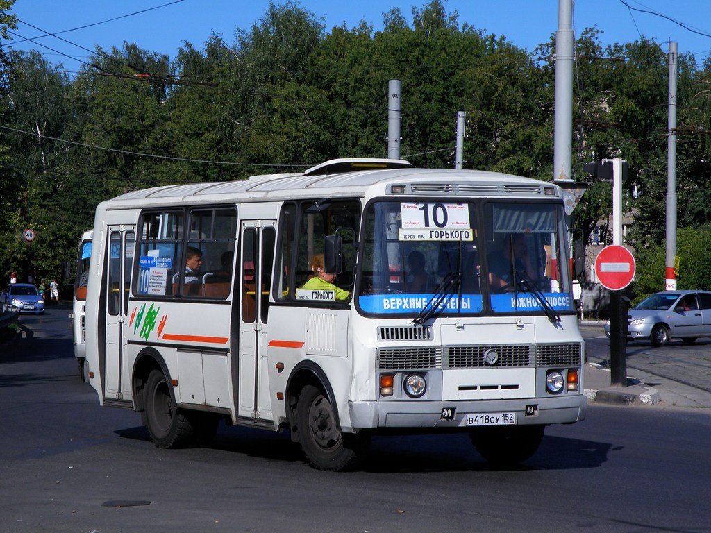 Нижегородская область, ПАЗ-32054 № В 418 СУ 152