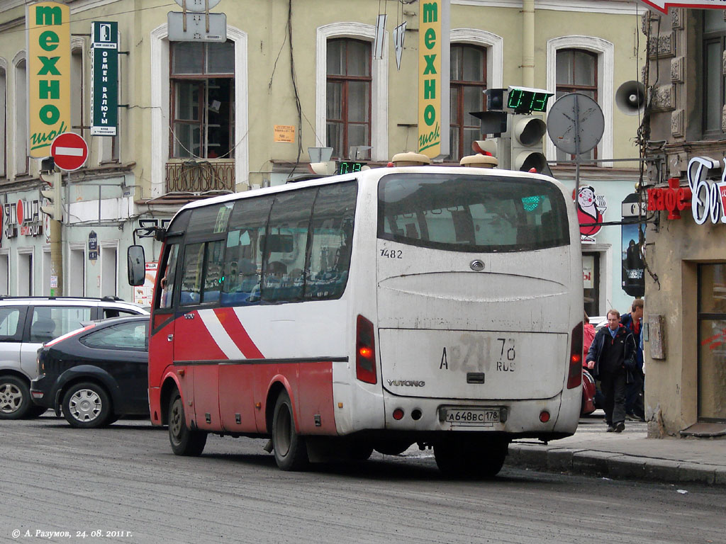 Санкт-Петербург, Yutong ZK6737D № А 648 ВС 178