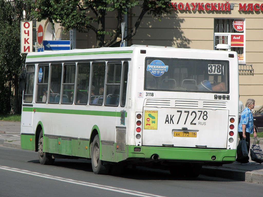 Санкт-Петербург, ЛиАЗ-5256.25 № 3118