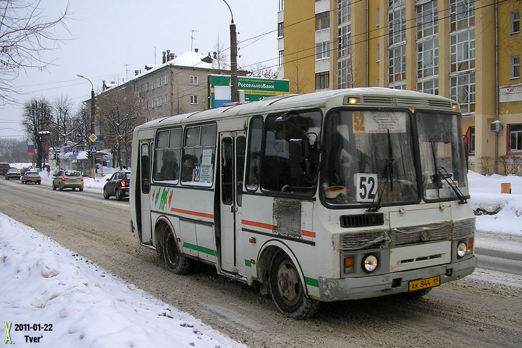 Тверская область, ПАЗ-32054 № АК 844 69