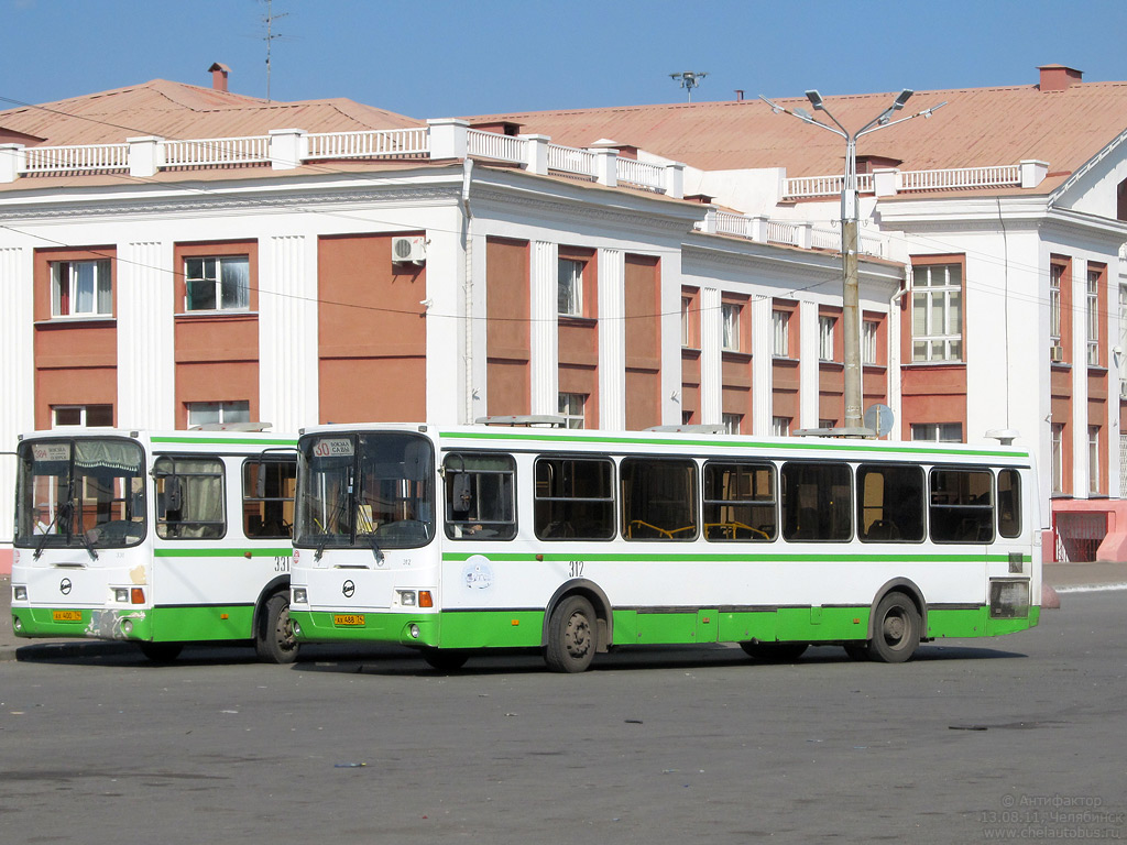 Челябинская область, ЛиАЗ-5256.35 № 312