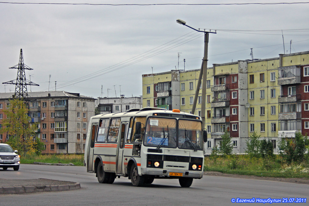 Кемеровская область - Кузбасс, ПАЗ-32054 № АР 104 42