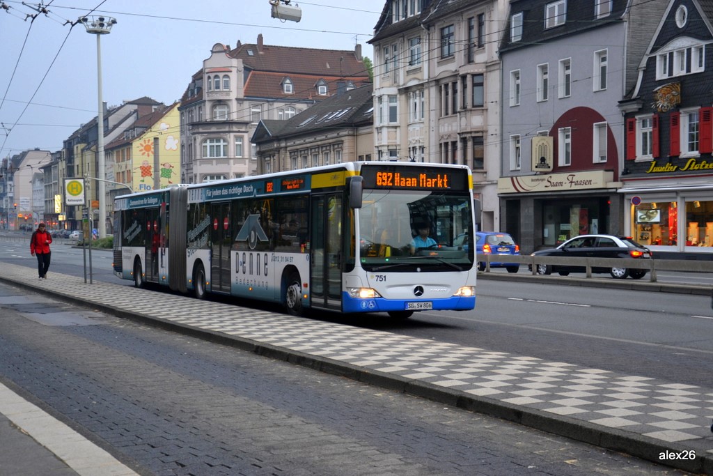 Северный Рейн-Вестфалия, Mercedes-Benz O530G Citaro facelift G № 751