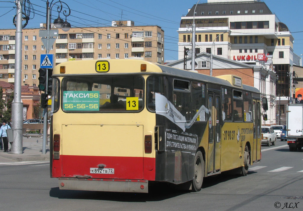 Тюменская область, MAN 192 SL200 № К 892 ТВ 72