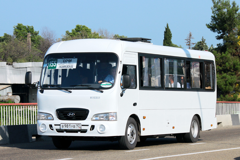 Краснодарский край, Hyundai County LWB C11 (ТагАЗ) № В 981 УВ 93