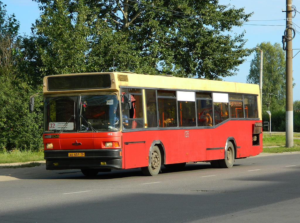 Jaroslavlská oblast, MAZ-104.031 (81 TsIB) č. 136