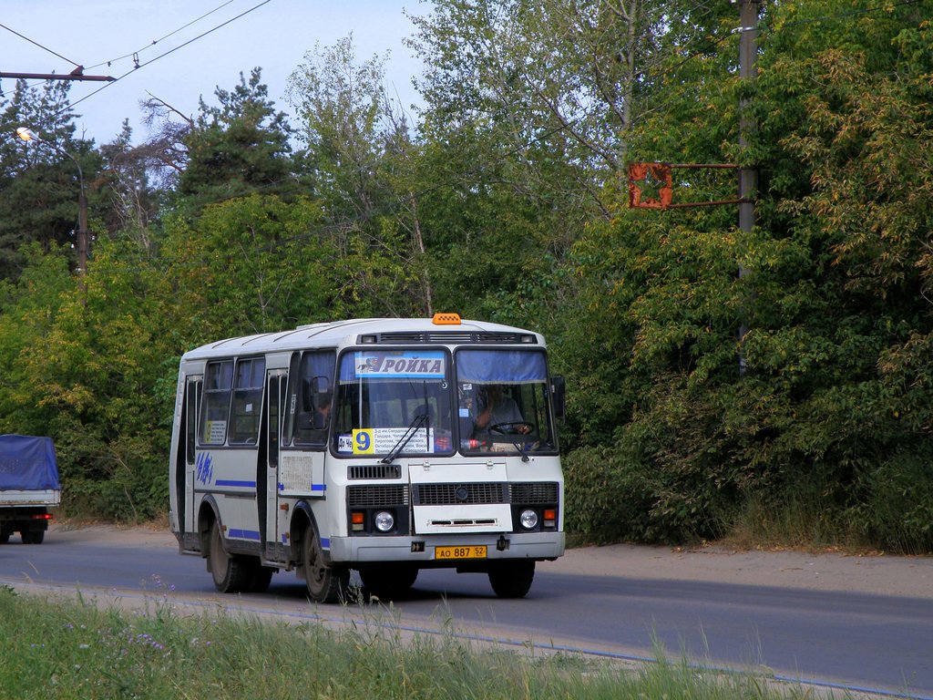 Нижегородская область, ПАЗ-32054 № АО 887 52