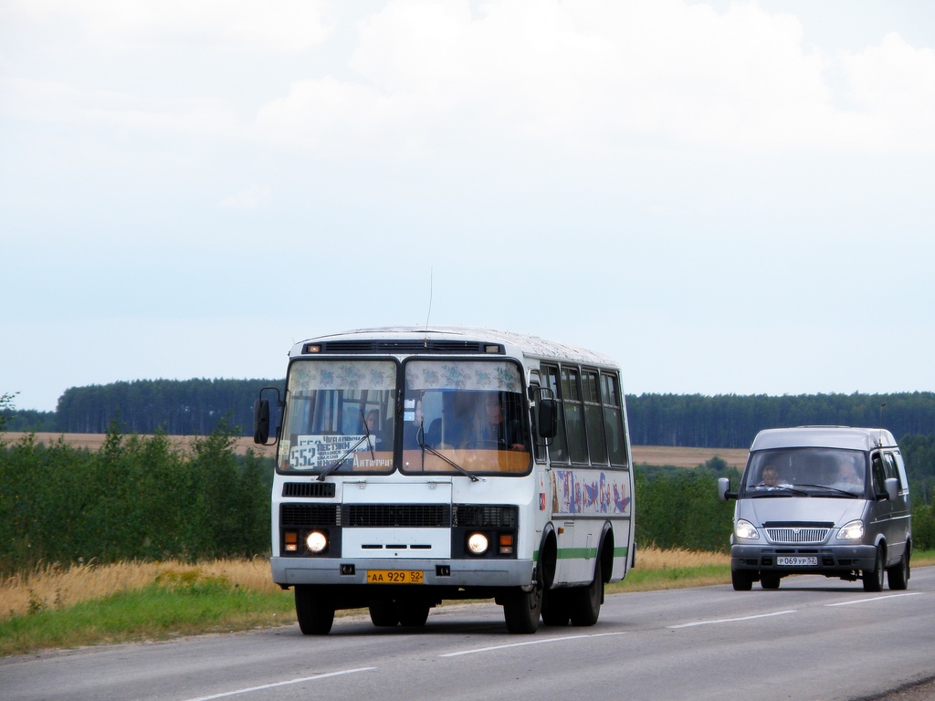 Нижегородская область, ПАЗ-3205-110 № АА 929 52