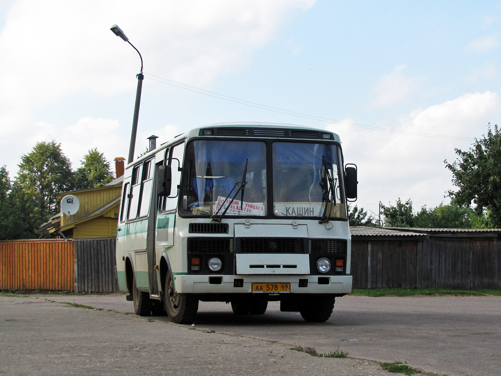 Тверская область, ПАЗ-3205-110 № АА 578 69