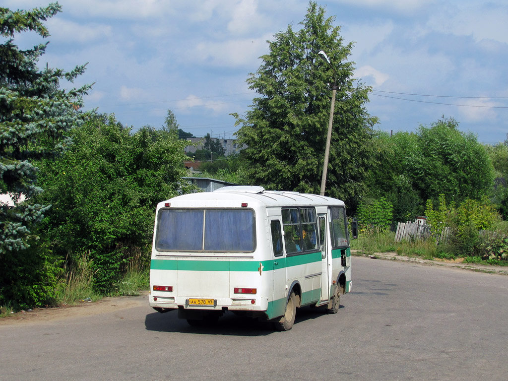 Тверская область, ПАЗ-3205-110 № АА 578 69