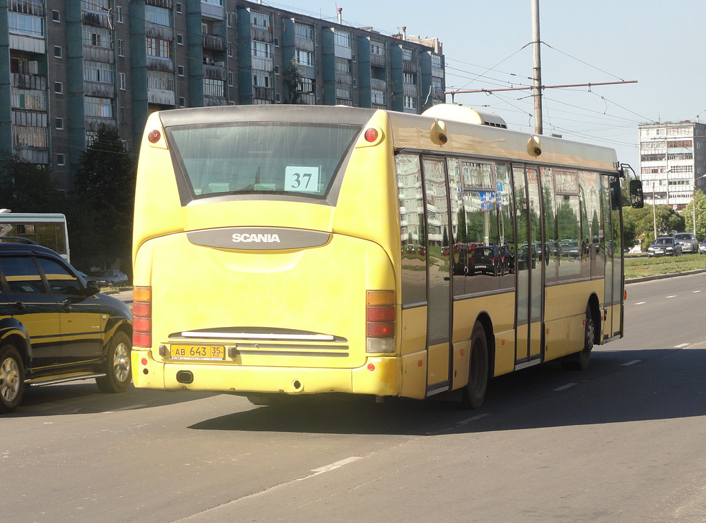 Вологодская область, Scania OmniLink I (Скания-Питер) № АВ 643 35