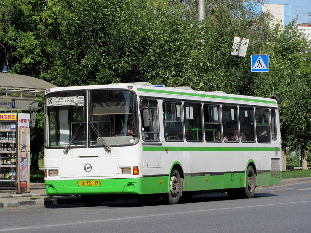 Пензенская область, ЛиАЗ-5256.45 № АЕ 739 58