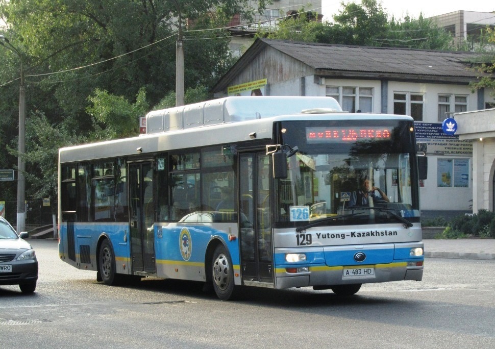 Алматы, Yutong ZK6120HGM № 129