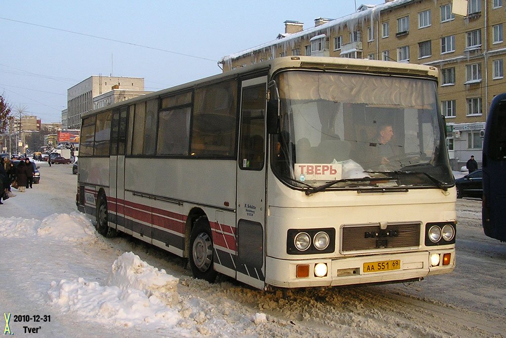 Тверская область, MAN 597 RÜ240 № АА 551 69