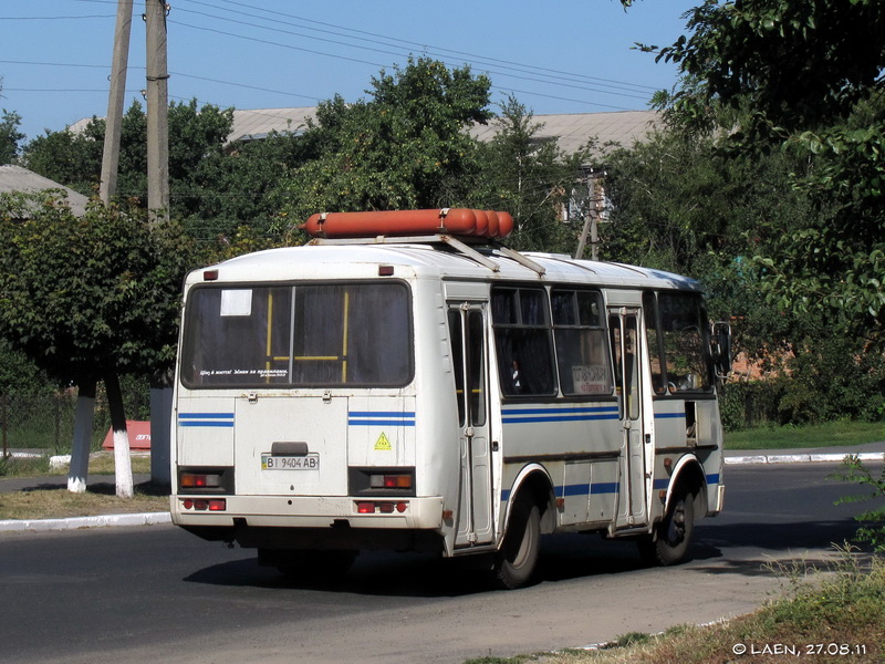 Полтавская область, ПАЗ-32054 № BI 9404 AB