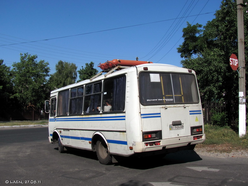 Полтавская область, ПАЗ-32054 № BI 9404 AB