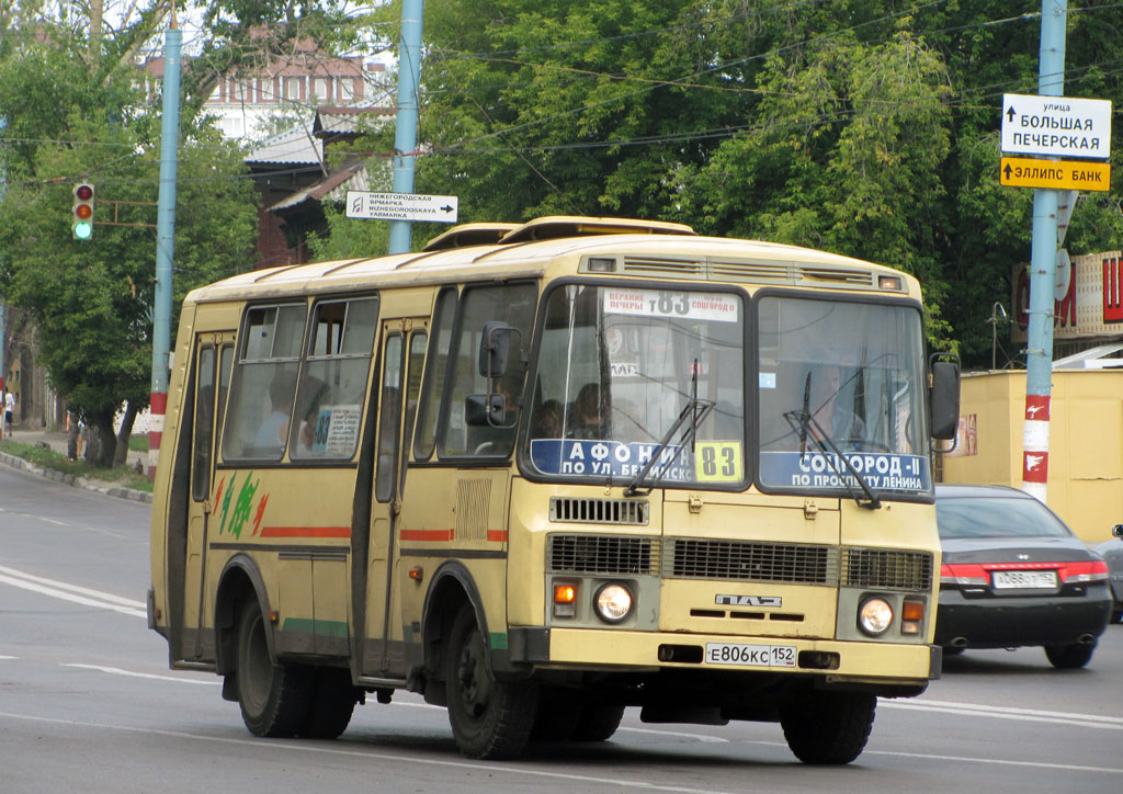 Нижегородская область, ПАЗ-32054 № Е 806 КС 152