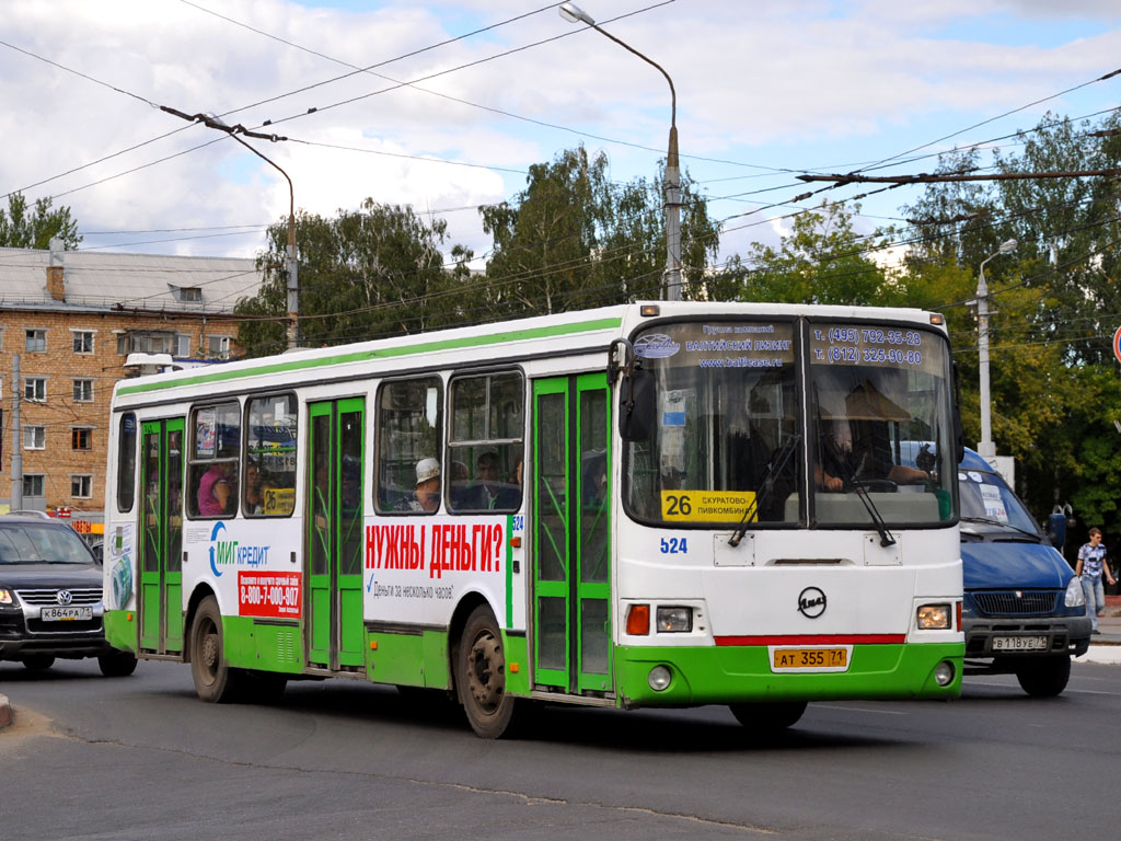 Тульская область, ЛиАЗ-5256.45 № 524