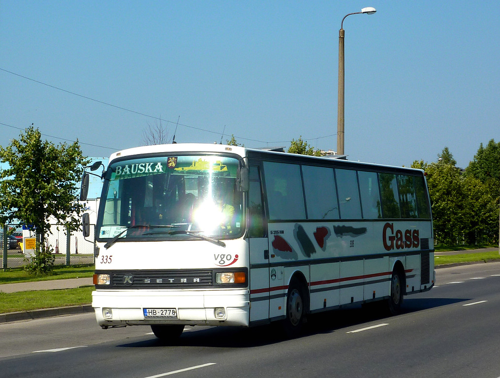 Латвия, Setra S215HR-GT № 335