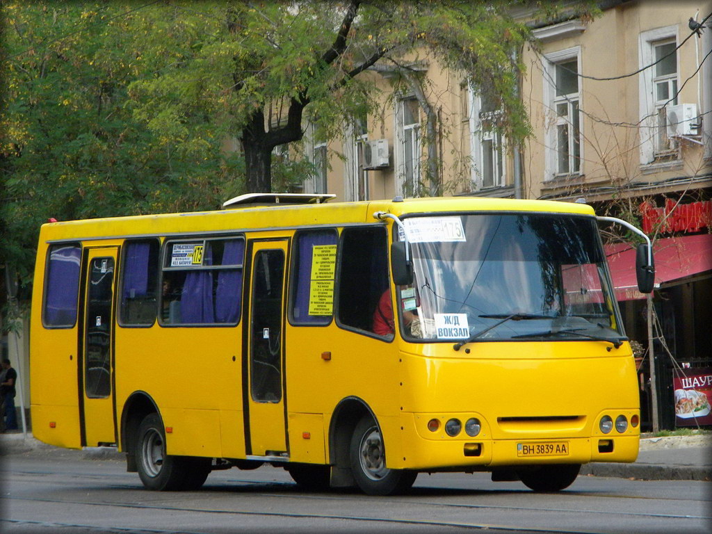 Одесская область, Богдан А09202 № BH 3839 AA